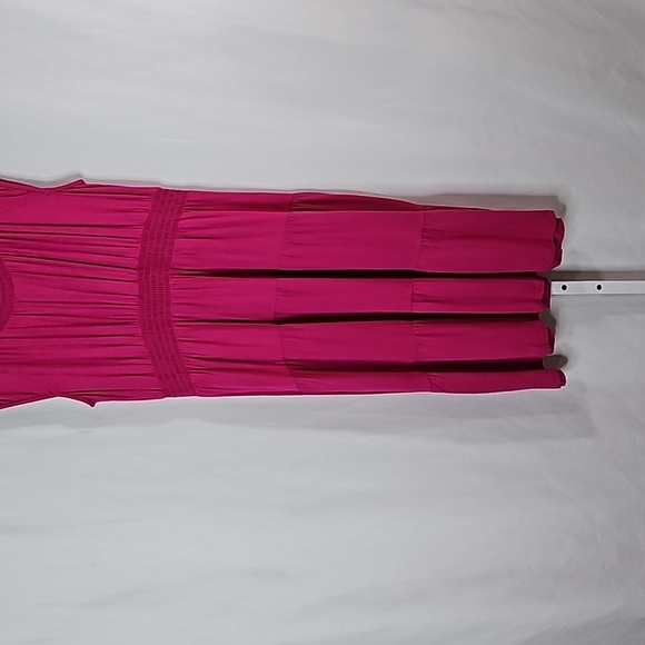 Croft & Barrow Fuschia Dress Size Large - Picture 6 of 7